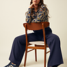 King Louie King Louie - blouse leia - evening blue King Louie King Louie - blouse leia - evening blue