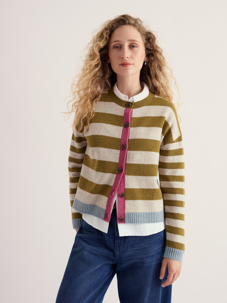 Seasalt Seasalt - pinwell cardigan - bright shape fern moss Seasalt Seasalt - pinwell cardigan - bright shape fern moss