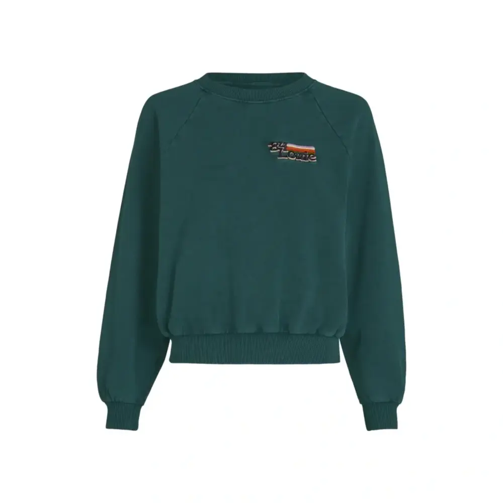 King Louie King Louie - bibi sweater wilde sweat - pine green King Louie King Louie - bibi sweater wilde sweat - pine green