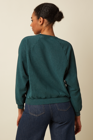King Louie King Louie - bibi sweater wilde sweat - pine green King Louie King Louie - bibi sweater wilde sweat - pine green
