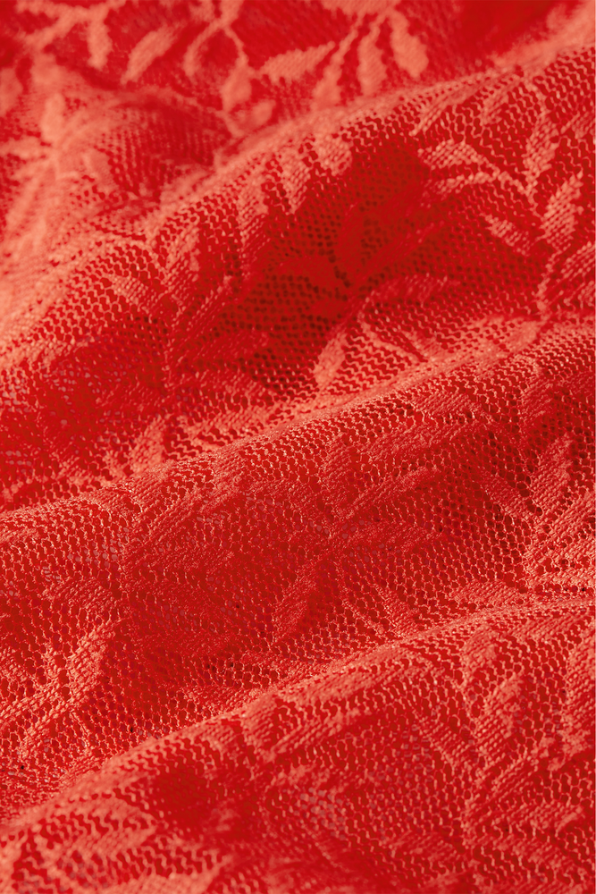 King Louie King Louie - ria top stretch lace - fire red King Louie King Louie - ria top stretch lace - fire red