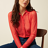 King Louie King Louie - blouse stretch lace - fire red