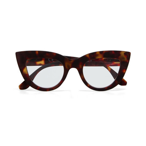 Okkia Okkia - leesbril Claudia - big cat eye - classic havana