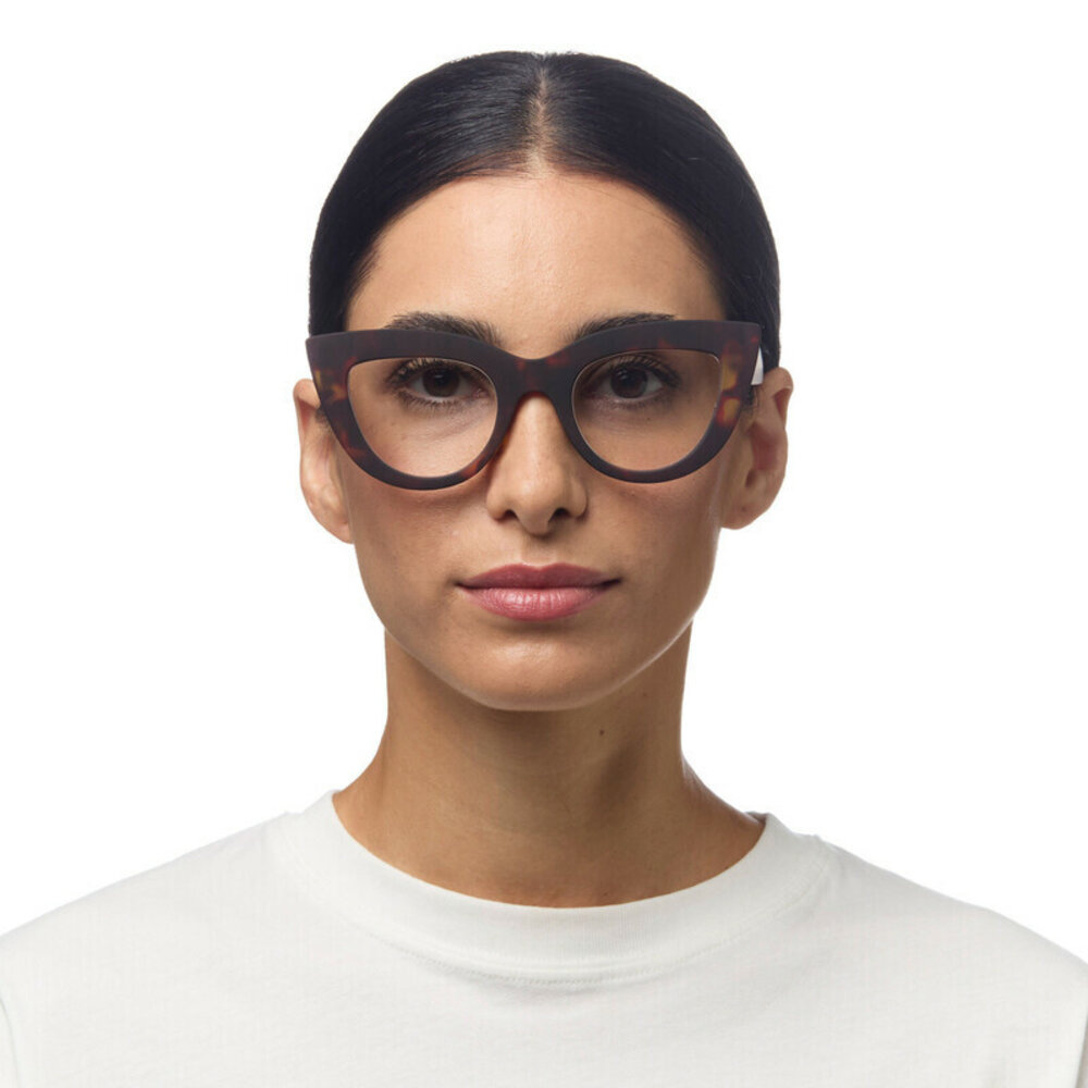 Okkia Okkia - leesbril Claudia - big cat eye - classic havana