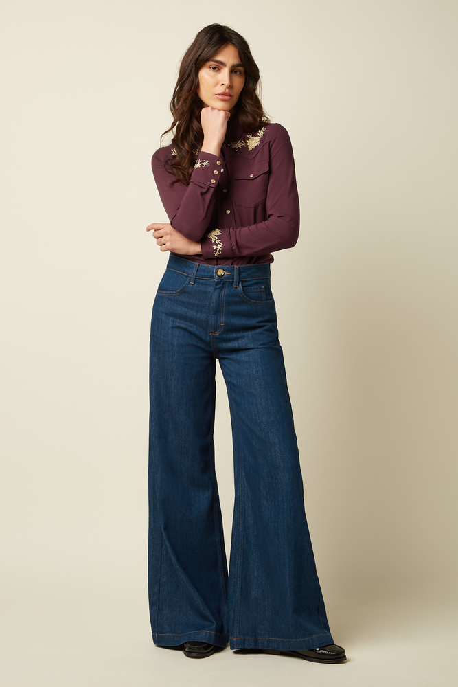 King Louie King Louie - peppa pants soul denim - denim blue King Louie King Louie - peppa pants soul denim - denim blue