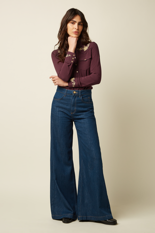 King Louie King Louie - peppa pants soul denim - denim blue King Louie King Louie - peppa pants soul denim - denim blue
