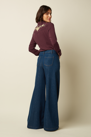 King Louie King Louie - peppa pants petite soul denim - denim blue King Louie King Louie - peppa pants petite soul denim - denim blue