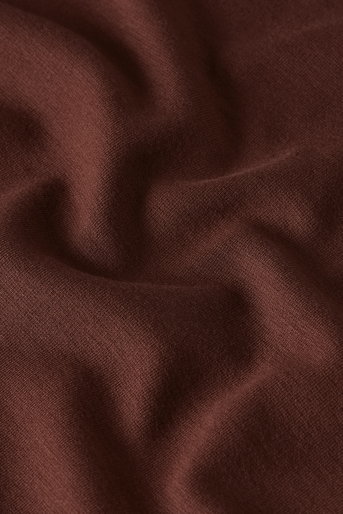 King Louie King Louie - border skirt milano uni - rum brown King Louie King Louie - border skirt milano uni - rum brown