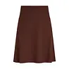 King Louie King Louie - border skirt milano uni - rum brown King Louie King Louie - border skirt milano uni - rum brown