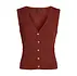 King Louie - button v spencer match knit - spicy brown King Louie - button v spencer match knit - spicy brown