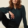 King Louie King Louie - carina blouse chelsea - black King Louie King Louie - carina blouse chelsea - black