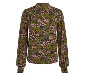 King Louie King Louie - carina blouse sierra - bitter chocolate King Louie King Louie - carina blouse sierra - bitter chocolate