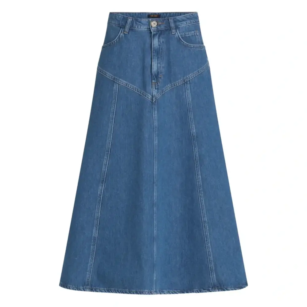 King Louie King Louie - dolly skirt stone denim - blue tint King Louie King Louie - dolly skirt stone denim - blue tint