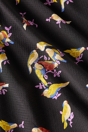 King Louie King Louie - maisie blouse tatum - black King Louie King Louie - maisie blouse tatum - black