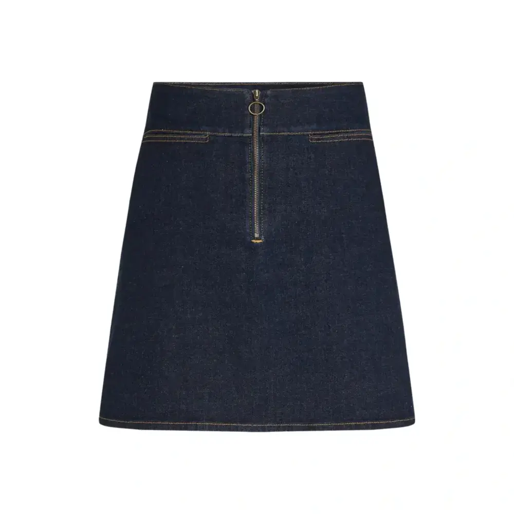 King Louie King Louie - olivia zip skirt muse denim - rock blue King Louie King Louie - olivia zip skirt muse denim - rock blue