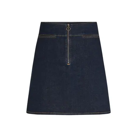 King Louie King Louie - olivia zip skirt muse denim - rock blue King Louie King Louie - olivia zip skirt muse denim - rock blue
