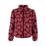 Danefae Danefae - danelabrador fleece zip-up - dark cherry heartthrob Danefae Danefae - danelabrador fleece zip-up - dark cherry heartthrob