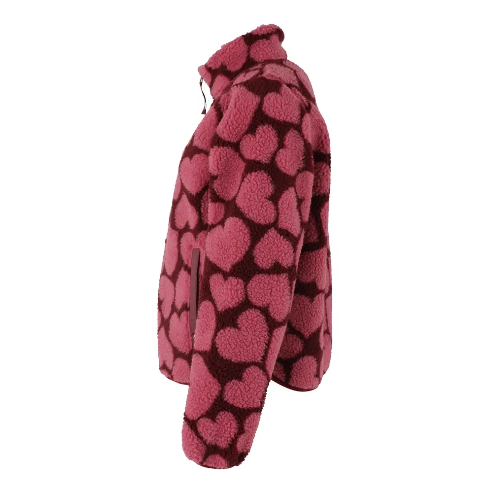 Danefae Danefae - danelabrador fleece zip-up - dark cherry heartthrob Danefae Danefae - danelabrador fleece zip-up - dark cherry heartthrob