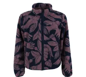 Danefae Danefae - danelabrador fleece zip-up - dark navy/grey plum birdieup