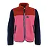 Danefae - danebirk fleece zip-up - chili/soft cherry/dark navy Danefae - danebirk fleece zip-up - chili/soft cherry/dark navy