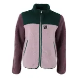 Danefae Danefae - danebirk fleece zip-up - canard/cold pink/grey plum Danefae Danefae - danebirk fleece zip-up - canard/cold pink/grey plum