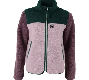 Danefae Danefae - danebirk fleece zip-up - canard/cold pink/grey plum