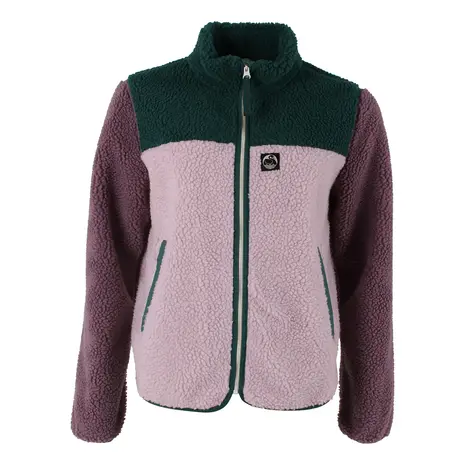 Danefae Danefae - danebirk fleece zip-up - canard/cold pink/grey plum Danefae Danefae - danebirk fleece zip-up - canard/cold pink/grey plum