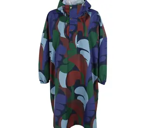 Danefae Danefae - danedream drops rain poncho - blue purple trops