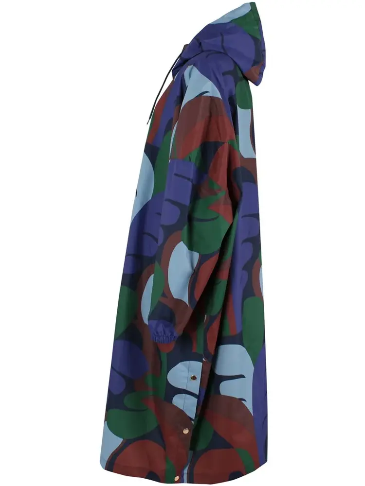 Danefae Danefae - danedream drops rain poncho - blue purple trops Danefae Danefae - danedream drops rain poncho - blue purple trops