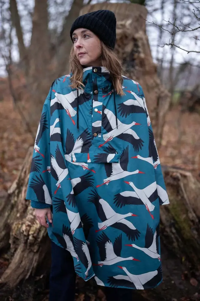 Danefae Danefae - danebodil rainponcho - dk slate bigstork Danefae Danefae - danebodil rainponcho - dk slate bigstork