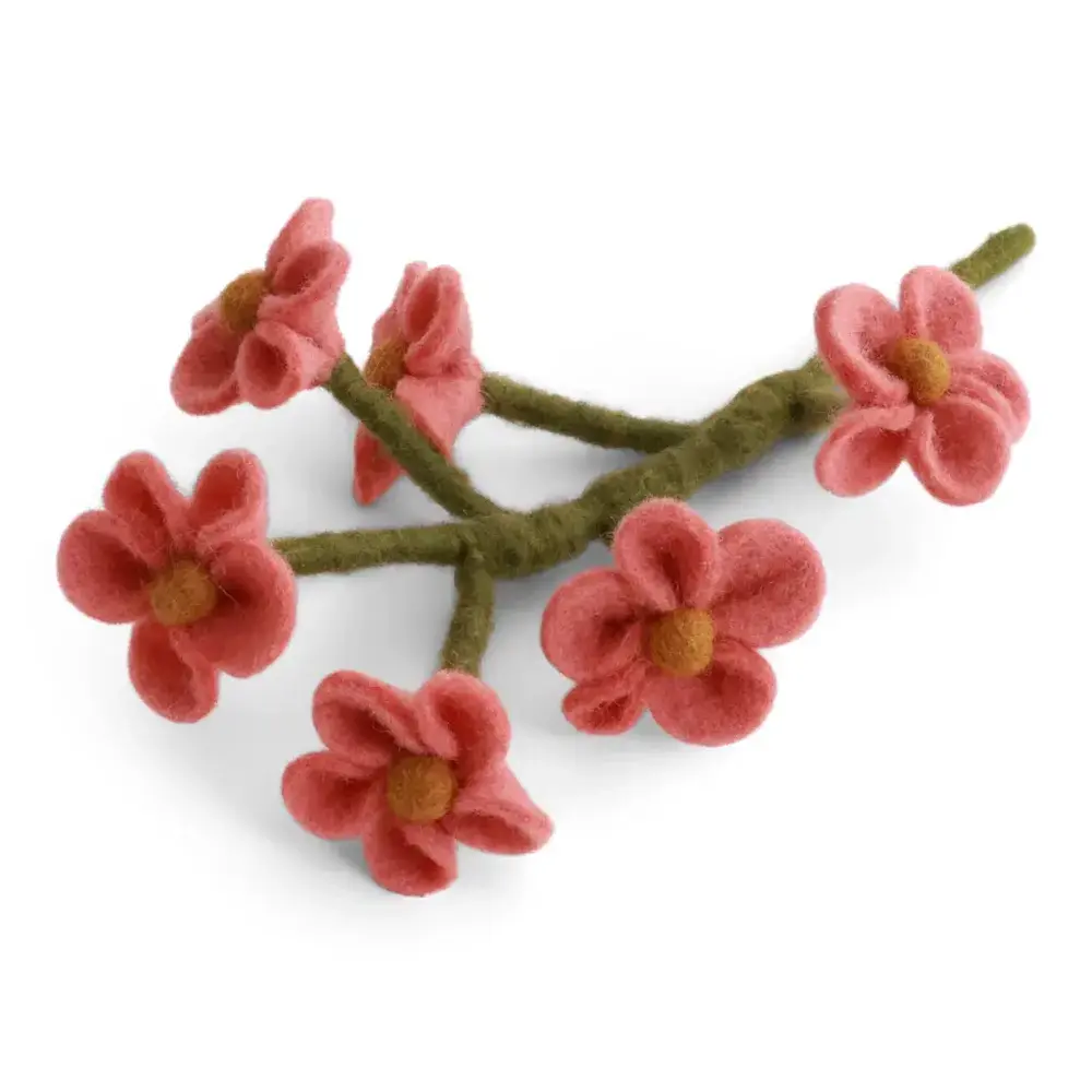 Gry & Sif Gry & sif - bloem vergeet me nietje - dusty red