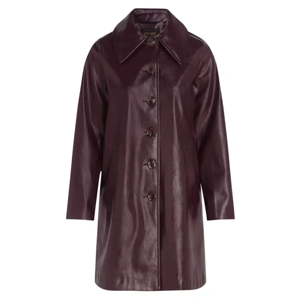 King Louie King Louie - anais coat glitz - porto red King Louie King Louie - anais coat glitz - porto red