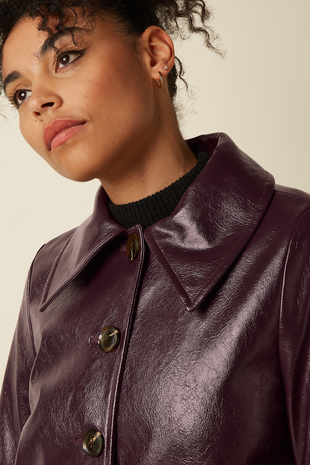 King Louie King Louie - anais coat glitz - porto red King Louie King Louie - anais coat glitz - porto red