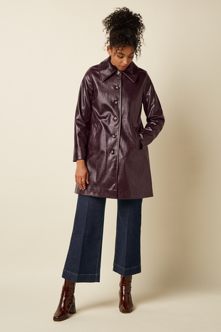 King Louie King Louie - anais coat glitz - porto red King Louie King Louie - anais coat glitz - porto red