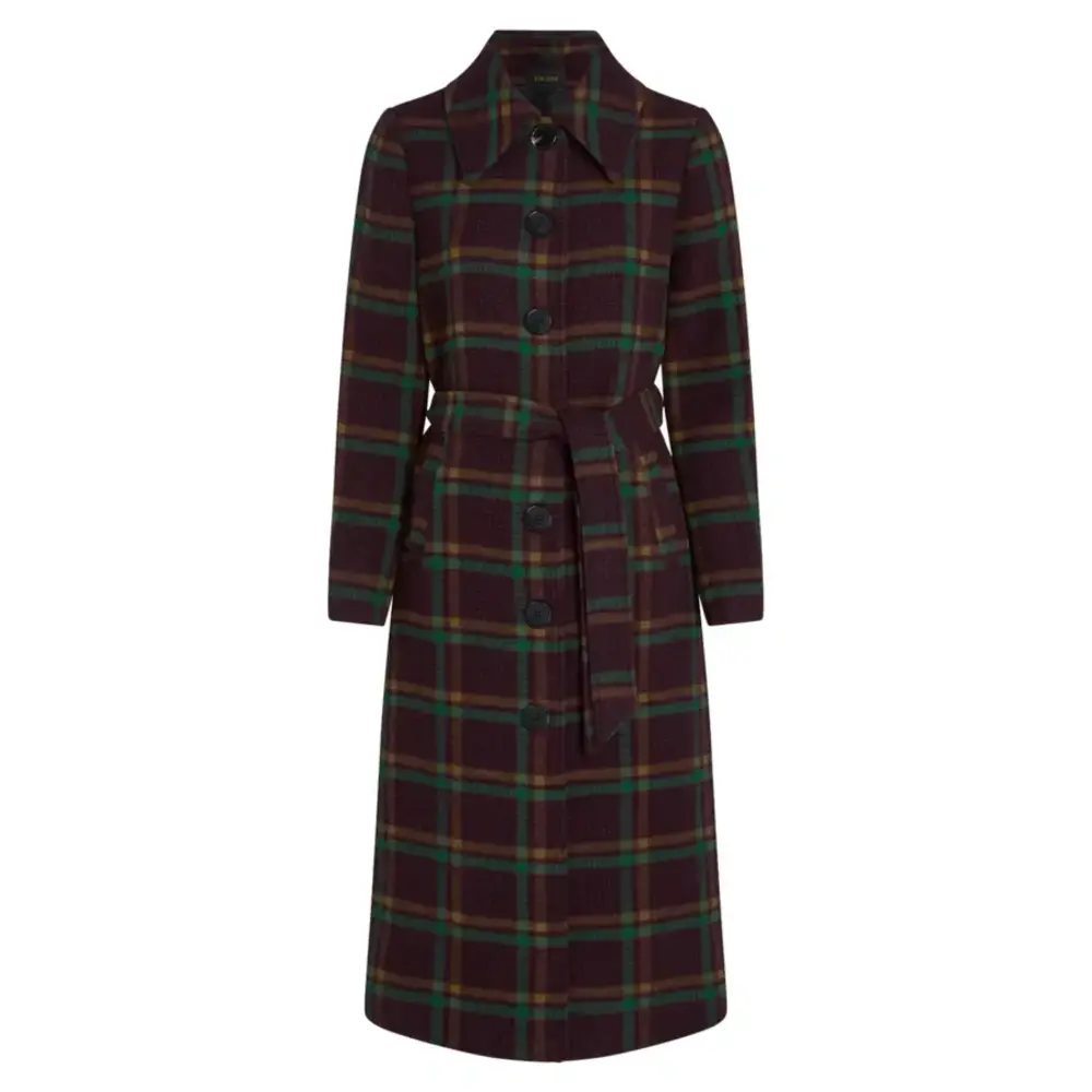 King Louie King Louie - arabella coat vera check - porto red King Louie King Louie - arabella coat vera check - porto red