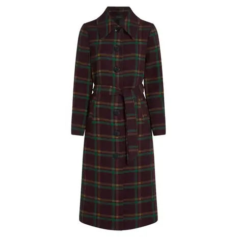 King Louie King Louie - arabella coat vera check - porto red King Louie King Louie - arabella coat vera check - porto red