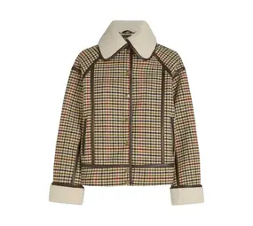 King Louie King Louie - monia coat basso check - marzipan King Louie King Louie - monia coat basso check - marzipan