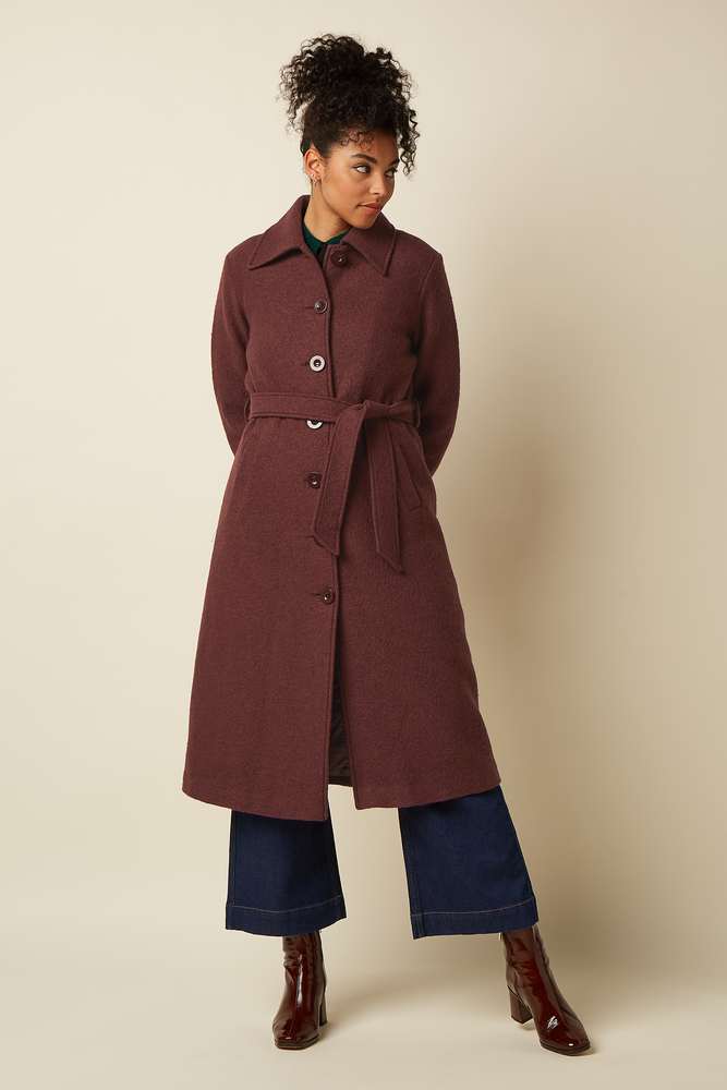 King Louie King Louie - arabella coat kennedy - chocolate
