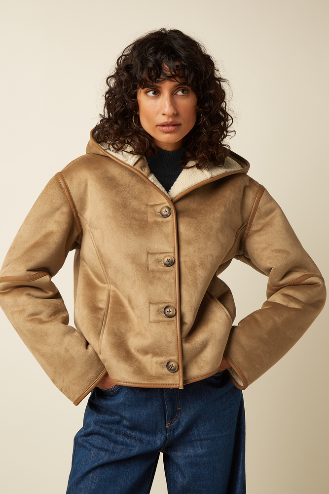 King Louie King Louie - iva jacket lammy - natural