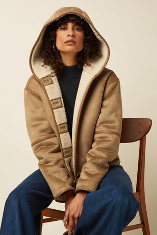 King Louie King Louie - iva jacket lammy - natural