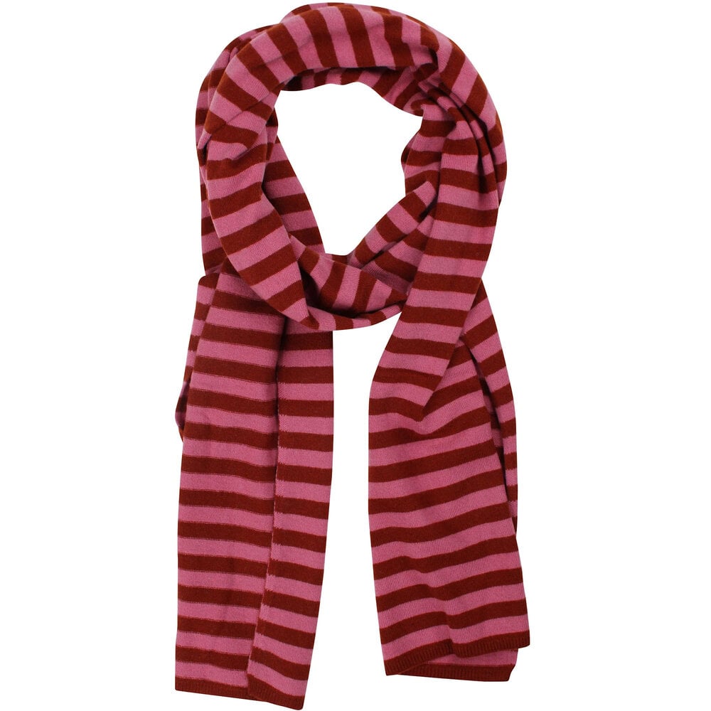 Danefae Danefae - danebundle-up merino wool scarf - chili/berry compote