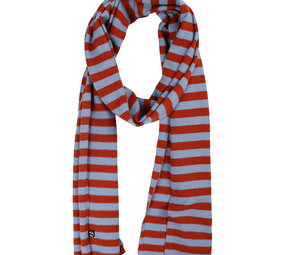 Danefae Danefae - danebundle-up merino wool scarf - porcelaine/chili