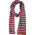Danefae - danebundle-up merino wool scarf - porcelaine/chili