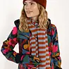 Danefae Danefae - danebundle-up merino wool scarf - porcelaine/chili