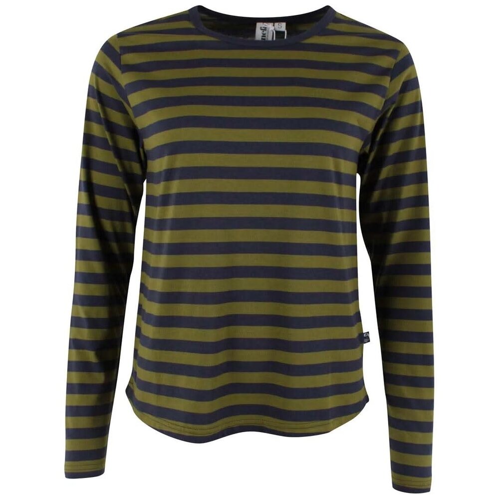 Danefae Danefae - danebasic merry ls tee - dk navy/olive