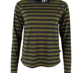 Danefae Danefae - danebasic merry ls tee - dk navy/olive