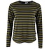 Danefae - danebasic merry ls tee - dk navy/olive