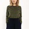 Danefae Danefae - danebasic merry ls tee - dk navy/olive
