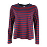 Danefae Danefae - danebasic merry ls tee - dark cherry/dark navy
