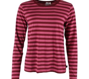 Danefae Danefae - danebasic merry ls tee - dark cherry/berry compote